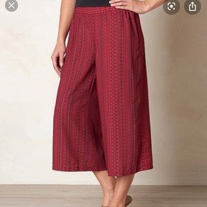 PrAna Kiran culottes in red